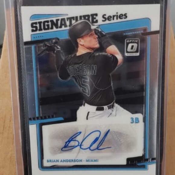 2020 Panini Donruss Optic - Brian Anderson - Signature Series Holo Prizm #SS-BA - Picture 1 of 2
